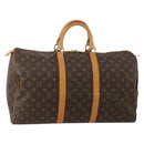LOUIS VUITTON Monogram Keepall 50 Boston Bag M41426 LV Auth 189624A-1