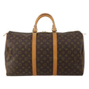 LOUIS VUITTON Monogram Keepall 50 Boston Bag M41426 LV Auth 189624A-13