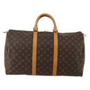 LOUIS VUITTON Monogram Keepall 50 Boston Bag M41426 LV Auth 189624A-2