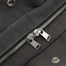 HERMES Her Line MM Hand Bag Canvas Gray Silver Auth 189625-17