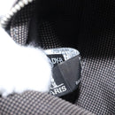 HERMES Her Line MM Hand Bag Canvas Gray Silver Auth 189625-12