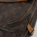 LOUIS VUITTON Monogram Saumur 35 Shoulder Bag M42254 LV Auth 189628-17