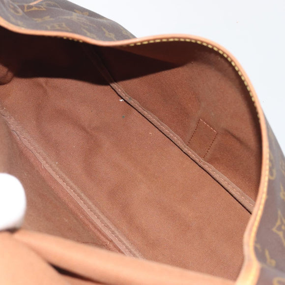 LOUIS VUITTON Monogram Saumur 35 Shoulder Bag M42254 LV Auth 189628