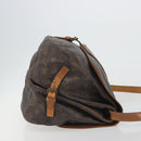 LOUIS VUITTON Monogram Saumur 35 Shoulder Bag M42254 LV Auth 189628-3