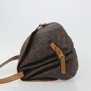 LOUIS VUITTON Monogram Saumur 35 Shoulder Bag M42254 LV Auth 189628-4