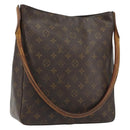 LOUIS VUITTON Monogram Looping GM Shoulder Bag M51145 LV Auth 189630-1