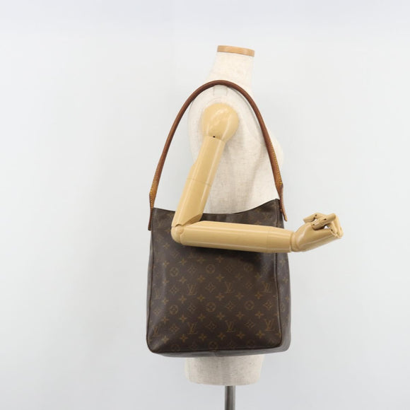 LOUIS VUITTON Monogram Looping GM Shoulder Bag M51145 LV Auth 189630