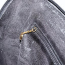 GUCCI Bamboo Hand Bag Leather 2way Black Gold 000 3780 0289 Auth 189634-22