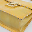LOUIS VUITTON Monogram Vernis Spring street Hand Bag Gris M91029 LV Auth 189637-14