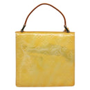 LOUIS VUITTON Monogram Vernis Spring street Hand Bag Gris M91029 LV Auth 189637-2