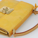 LOUIS VUITTON Monogram Vernis Spring street Hand Bag Gris M91029 LV Auth 189637-6
