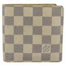 LOUIS VUITTON Damier Azur Porte Feuille Marco Bifold Wallet N60018 Auth 189638-13