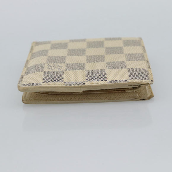 LOUIS VUITTON Damier Azur Porte Feuille Marco Bifold Wallet N60018 Auth 189638