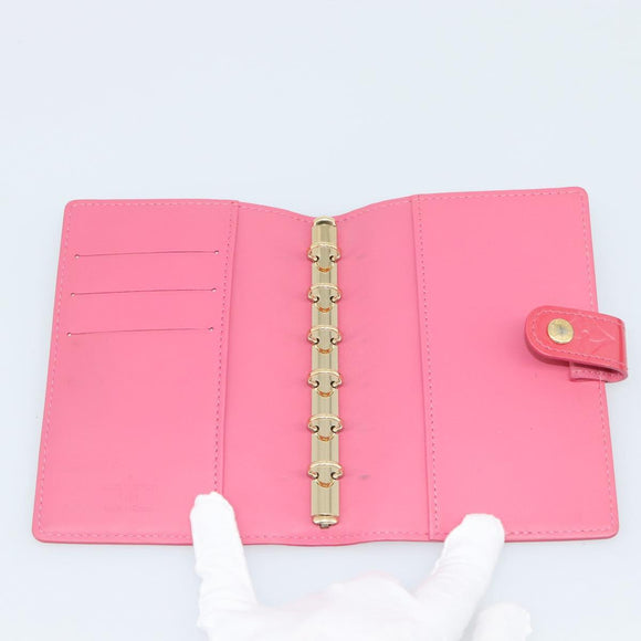 LOUIS VUITTON Vernis Agenda PM Day Planner Cover Fran Boise R2101F Auth 189639A