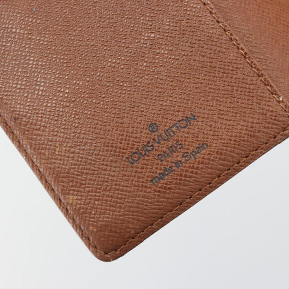 LOUIS VUITTON Monogram Agenda PM Day Planner Cover R20005 LV Auth 189642