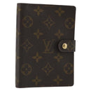 LOUIS VUITTON Monogram Agenda PM Day Planner Cover R20005 LV Auth 189642-1