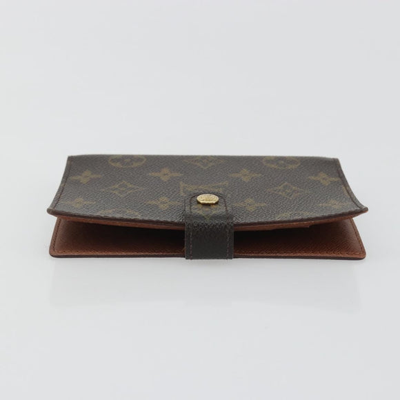 LOUIS VUITTON Monogram Agenda PM Day Planner Cover R20005 LV Auth 189642