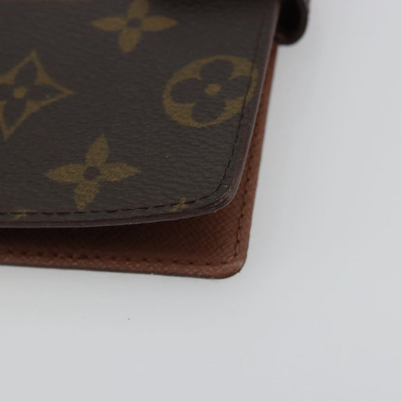 LOUIS VUITTON Monogram Agenda PM Day Planner Cover R20005 LV Auth 189642