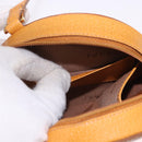 BVLGARI Shoulder Bag Leather Brown Gold Auth 189645A-21