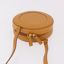 BVLGARI Shoulder Bag Leather Brown Gold Auth 189645A-6
