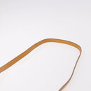 BVLGARI Shoulder Bag Leather Brown Gold Auth 189645A-8