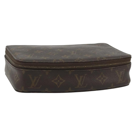 LOUIS VUITTON Monogram Posh Monte Carlo Jewelry Box M47350 LV Auth 189647
