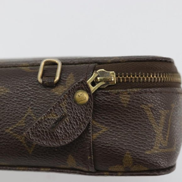 LOUIS VUITTON Monogram Posh Monte Carlo Jewelry Box M47350 LV Auth 189647