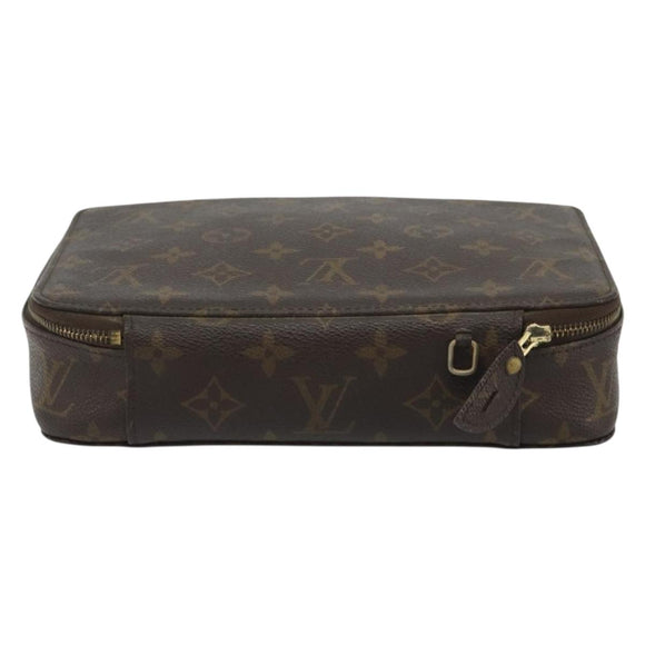 LOUIS VUITTON Monogram Posh Monte Carlo Jewelry Box M47350 LV Auth 189647