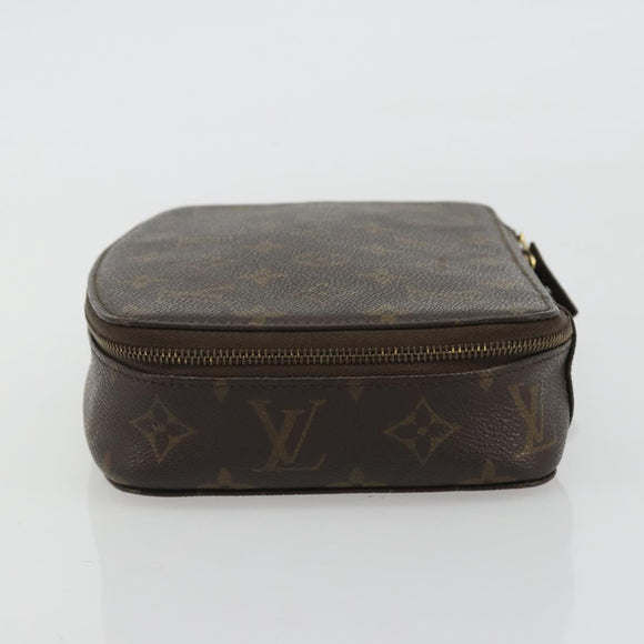 LOUIS VUITTON Monogram Posh Monte Carlo Jewelry Box M47350 LV Auth 189647
