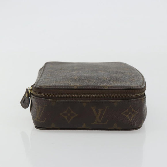 LOUIS VUITTON Monogram Posh Monte Carlo Jewelry Box M47350 LV Auth 189647