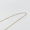 Salvatore Ferragamo Gancini Chain Shoulder Bag Leather Gray Gold Auth 189649-8