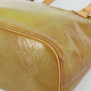 LOUIS VUITTON Monogram Vernis Houston Hand Bag Baby Blue M91005 LV Auth 189650-9