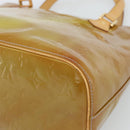 LOUIS VUITTON Monogram Vernis Houston Hand Bag Baby Blue M91005 LV Auth 189650-15