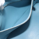 LOUIS VUITTON Monogram Vernis Houston Hand Bag Baby Blue M91005 LV Auth 189650-21