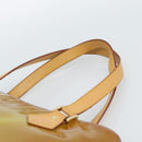 LOUIS VUITTON Monogram Vernis Houston Hand Bag Baby Blue M91005 LV Auth 189650-8