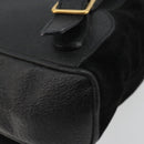 GUCCI Bamboo Backpack Suede Black Gold 003 1705 0030 Auth 189651-17