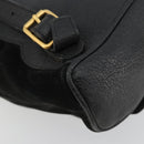 GUCCI Bamboo Backpack Suede Black Gold 003 1705 0030 Auth 189651-18