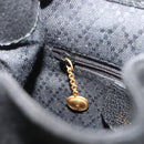 GUCCI Bamboo Backpack Suede Black Gold 003 1705 0030 Auth 189651-25
