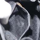 GUCCI Bamboo Backpack Suede Black Gold 003 1705 0030 Auth 189651-26