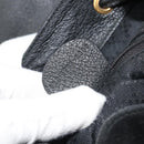 GUCCI Bamboo Backpack Suede Black Gold 003 1705 0030 Auth 189651-12