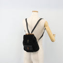 GUCCI Bamboo Backpack Suede Black Gold 003 1705 0030 Auth 189651-28