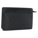 LOUIS VUITTON Epi Pochette Homme Clutch Bag Black M52522 LV Auth 189653-1