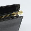 LOUIS VUITTON Epi Pochette Homme Clutch Bag Black M52522 LV Auth 189653-8