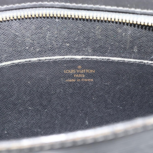 LOUIS VUITTON Epi Pochette Homme Clutch Bag Black M52522 LV Auth 189653