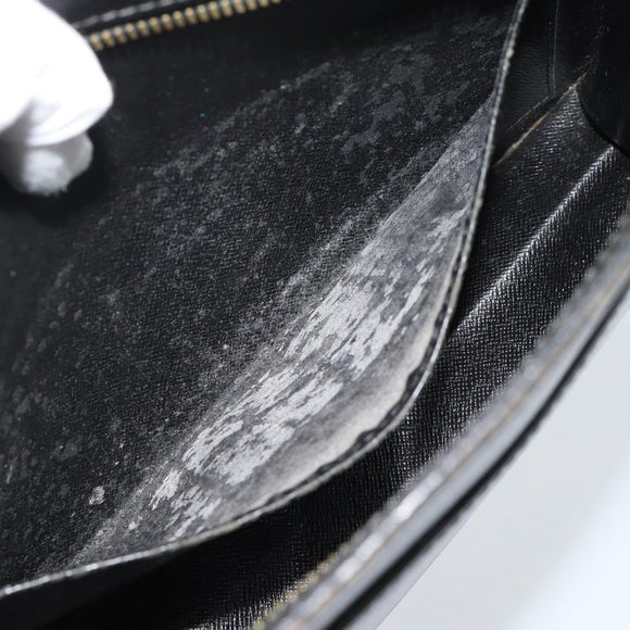 LOUIS VUITTON Epi Pochette Homme Clutch Bag Black M52522 LV Auth 189653