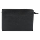 LOUIS VUITTON Epi Pochette Homme Clutch Bag Black M52522 LV Auth 189653-13