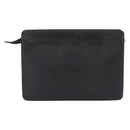 LOUIS VUITTON Epi Pochette Homme Clutch Bag Black M52522 LV Auth 189653-2
