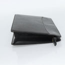 LOUIS VUITTON Epi Pochette Homme Clutch Bag Black M52522 LV Auth 189653-4