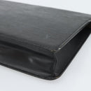 LOUIS VUITTON Epi Pochette Homme Clutch Bag Black M52522 LV Auth 189653-7