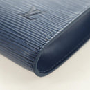 LOUIS VUITTON Epi Pochette Accessoires Pouch Blue M52945 LV Auth 189654V-16